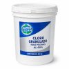 Cloro granulado Superclean al 60 por ciento en cuñete blanco de 50 kilogramos